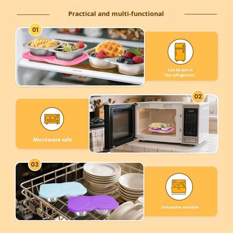 *PREODER* SINGLE Stainless Steel Snack Container with Silicone Lid