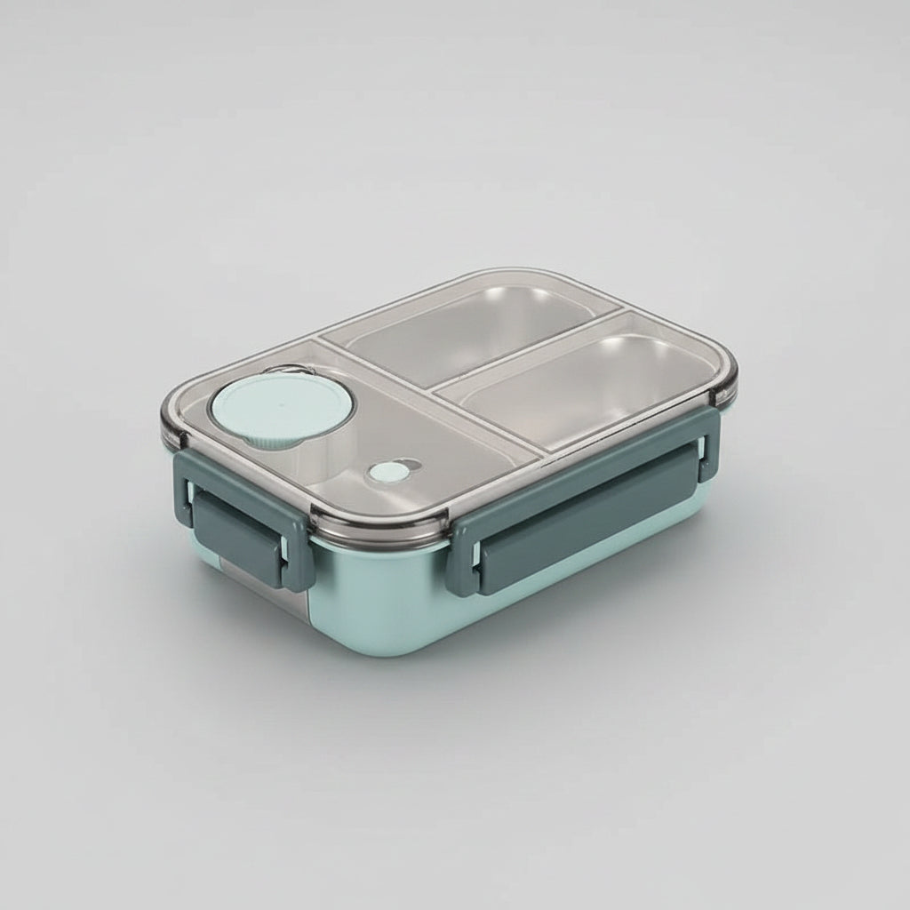 *PREORDER* 3- Compartment Stainless Steel Lunchbox